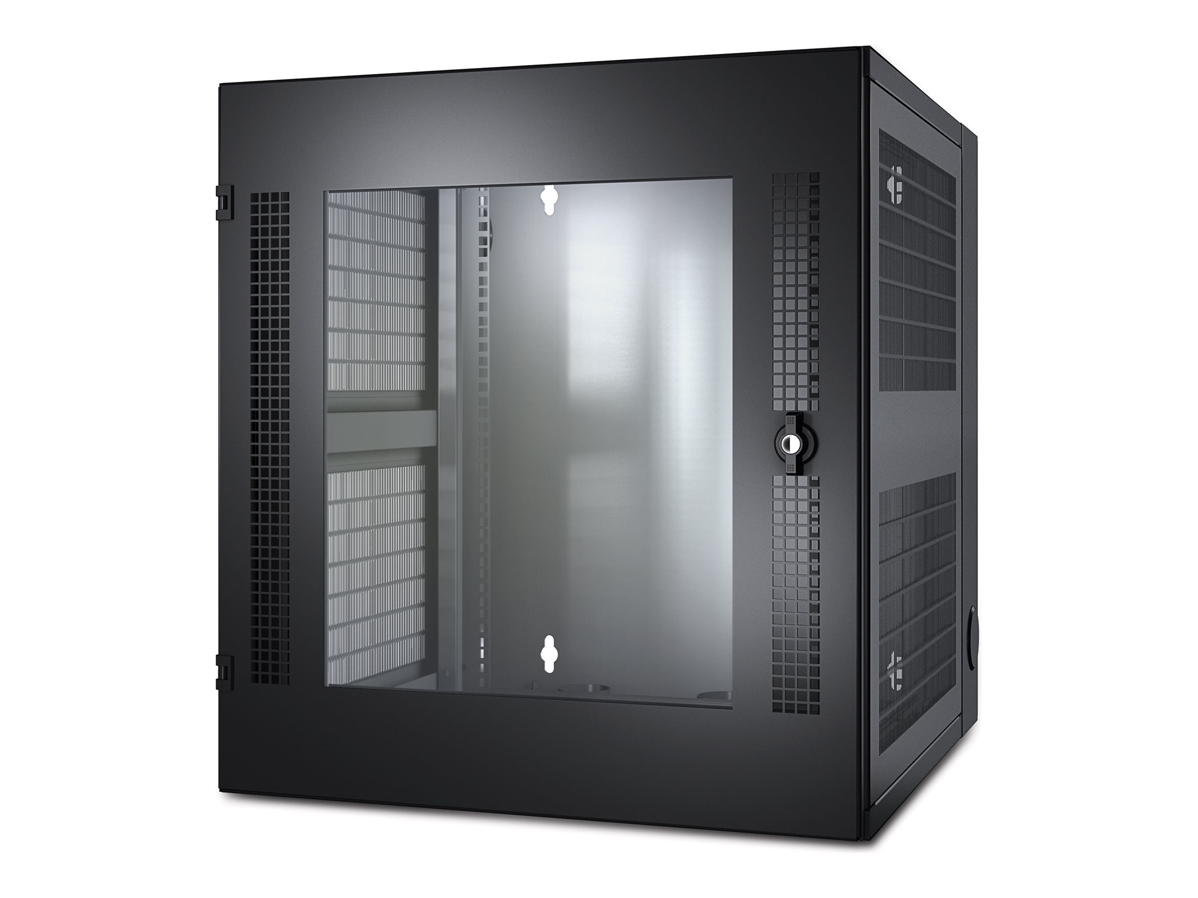 APC NetShelter WX - Rack - montable sur mur - noir - 13U - 19" - pour P/N: SUA1000RM2U, SUA1000RM2U-TU, SUA1000RMI2U - AR100 - Accessoires pour serveur