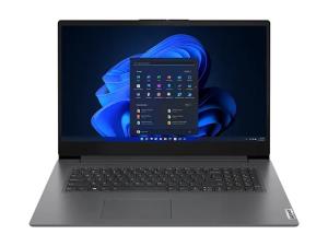 Lenovo V17 G4 IRU 83A2 - Conception de charnière à 180 degrés - Intel Core i7 - 1355U / jusqu'à 5 GHz - Win 11 Pro - Carte graphique Intel Iris Xe - 16 Go RAM - 512 Go SSD NVMe - 17.3" IPS 1920 x 1080 (Full HD) - Wi-Fi 6 - gris de fer - clavier : Français - 83A20002FR - Ordinateurs portables