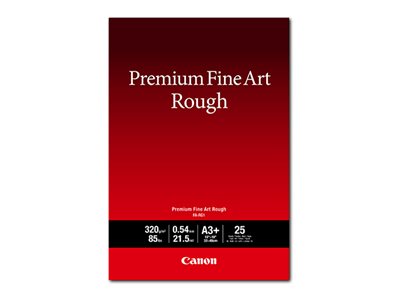 Canon Premium FA-RG1 - Coton - brute - 21,5 millièmes de pouce - A3 Plus (330 x 480 mm) - 320 g/m² - 25 feuille(s) papier pour beaux arts - pour imagePROGRAF PRO-1000 - 4562C004 - Papier photo