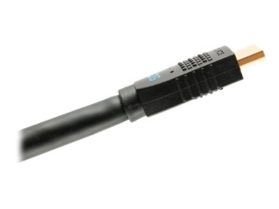 C2G 50ft Ultra Flexible 4K Active HDMI Cable Gripping 4K 60Hz - In-Wall M/M - Câble HDMI avec Ethernet - HDMI mâle pour HDMI mâle - 15.2 m - noir - actif, support pour 4K60Hz - C2G10384 - Câbles HDMI