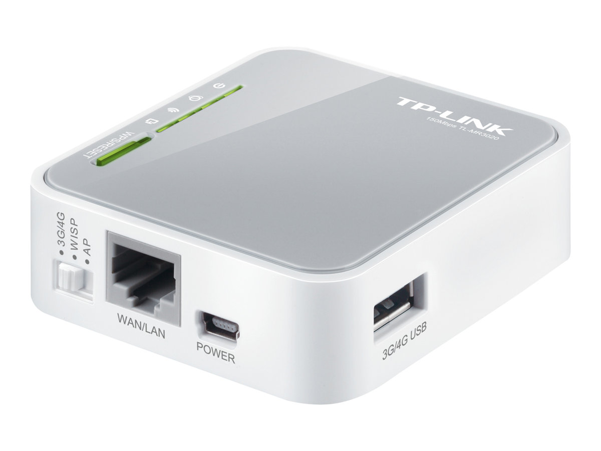 TP-Link TL-MR3020 - Routeur sans fil - Wi-Fi - 2,4 Ghz - TL-MR3020 - Routeurs sans fil