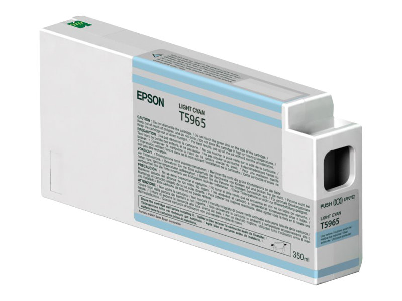 Epson T5965 - 350 ml - cyan clair - original - cartouche d'encre - pour Stylus Pro 7890, Pro 7900, Pro 9890, Pro 9900, Pro WT7900 - C13T596500 - Cartouches d'imprimante