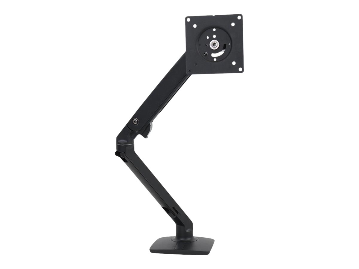Ergotron MXV Desk Monitor Arm - Kit de montage - bras réglable - pour Écran LCD - acier - noir - Taille d'écran : jusqu'à 34 pouces - montrable sur bureau - avec pince en C de sous-montage - 45-508-224 - Accessoires pour écran