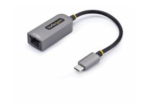 StarTech.com 2.5GbE USB-C to Ethernet Adapter - Adaptateur réseau - USB-C 3.2 Gen 1 / Thunderbolt 3 - Ethernet 10M/100M/1G/2,5 Gigabit - gris sidéral - C22G-USB-ETHERNET - Cartes réseau