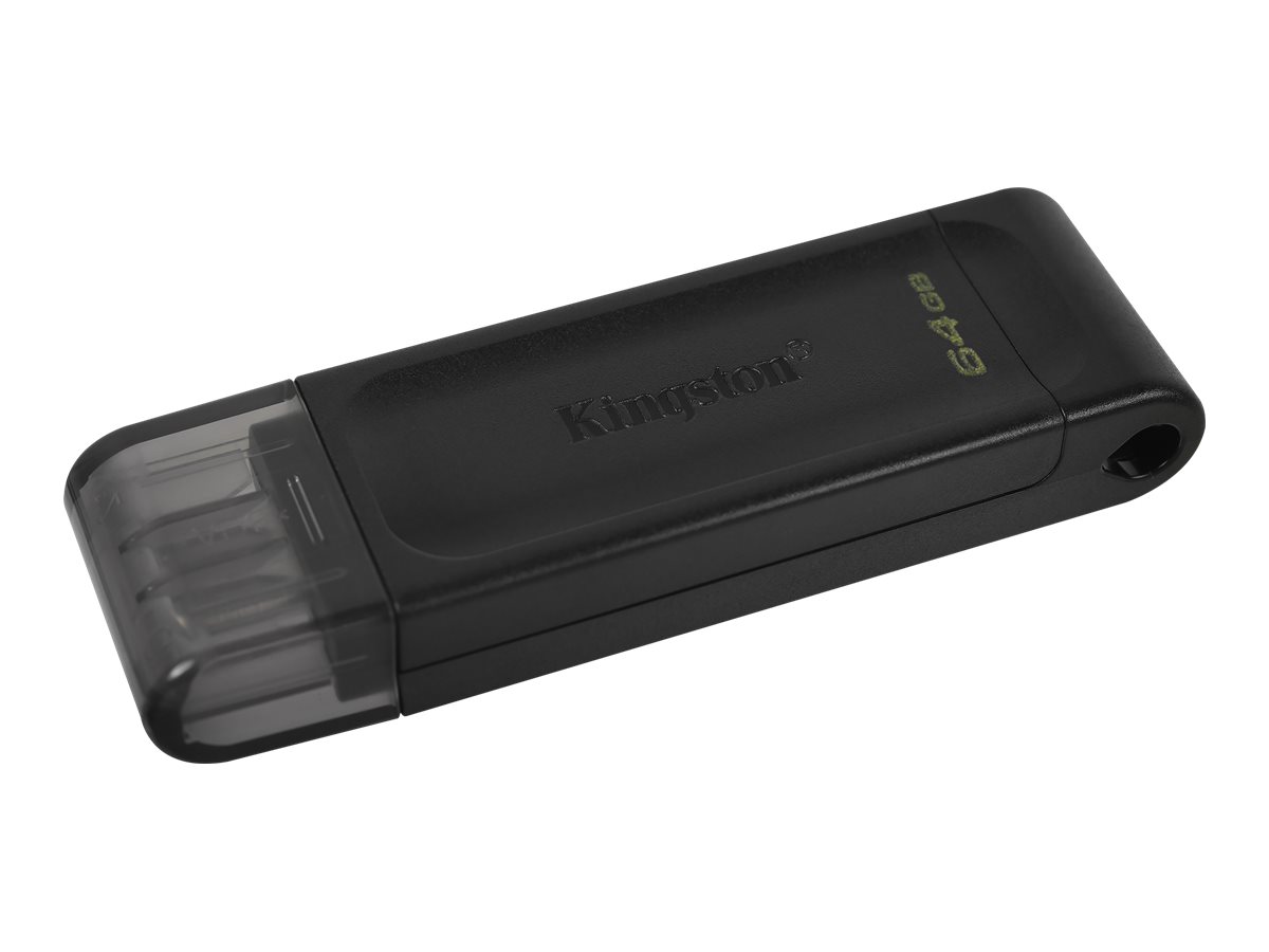 Kingston DataTraveler 70 - Clé USB - 64 Go - USB-C 3.2 Gen 1 - DT70/64GB - Lecteurs flash