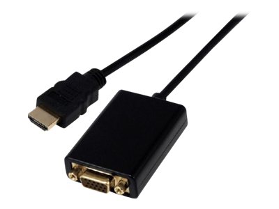 MCL CG-287C - Adaptateur audio/vidéo - HDMI mâle pour HD-15 (VGA), mini-phone stereo 3.5 mm femelle - CG-287C - Accessoires pour téléviseurs