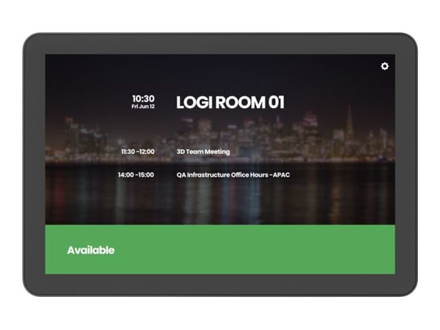 Logitech Tap Panneau de planification spécialement conçu pour les salles de réunion - Appareil de vidéoconférence - certifié Zoom, Certifié pour Microsoft Teams - graphite - 952-000091 - Audio et visioconférences