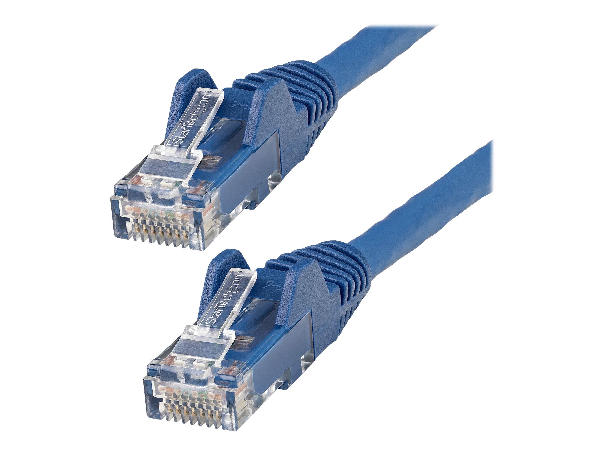 StarTech.com Câble Ethernet CAT6 50cm - LSZH (Low Smoke Zero Halogen) - Cordon RJ45 UTP Anti-accrochage 10GbE LAN - Câble Réseau Internet 650MHz 100W PoE - Bleu - Snagless - 24AWG (N6LPATCH50CMBL) - Cordon de raccordement - RJ-45 (M) pour RJ-45 (M) - 50 cm - 6 mm - UTP - CAT 6 - sans crochet - bleu - N6LPATCH50CMBL - Câbles de raccordement