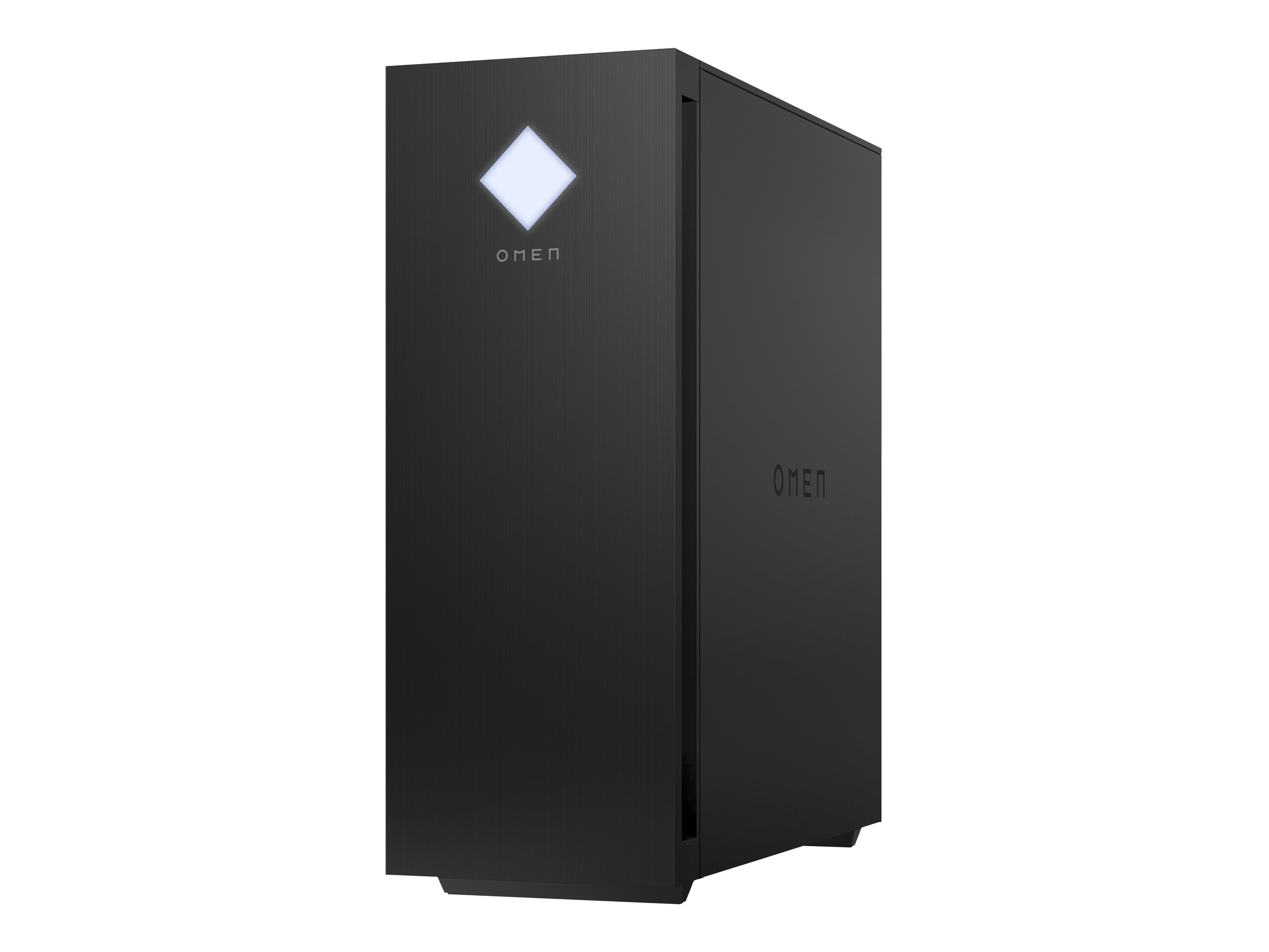 OMEN 25L by HP GT14-0114nf - microATX - Ryzen 7 5700G / jusqu'à 4.6 GHz - RAM 16 Go - SSD 512 Go - NVMe, TLC - GeForce RTX 4070 Ti - Gigabit Ethernet, Bluetooth 5.2, IEEE 802.11ax (Wi-Fi 6) - 802.11a/b/g/n/ac/ax, Bluetooth 5.2 - FreeDOS - moniteur : aucun - noir, logo chrome foncé, finition verticale brossée - 873K4EA#ABF - Ordinateurs de bureau