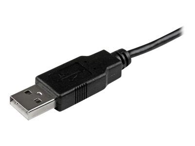 StarTech.com Câble de charge /synchronisation mobile USB A vers Micro B mince de 0,5m - Cordon USB 2.0 pour smartphone / tablette M/M Noir - Câble USB - Micro-USB de type B (M) pour USB (M) - USB 2.0 - 50 cm - noir - USBAUB50CMBK - Câbles USB