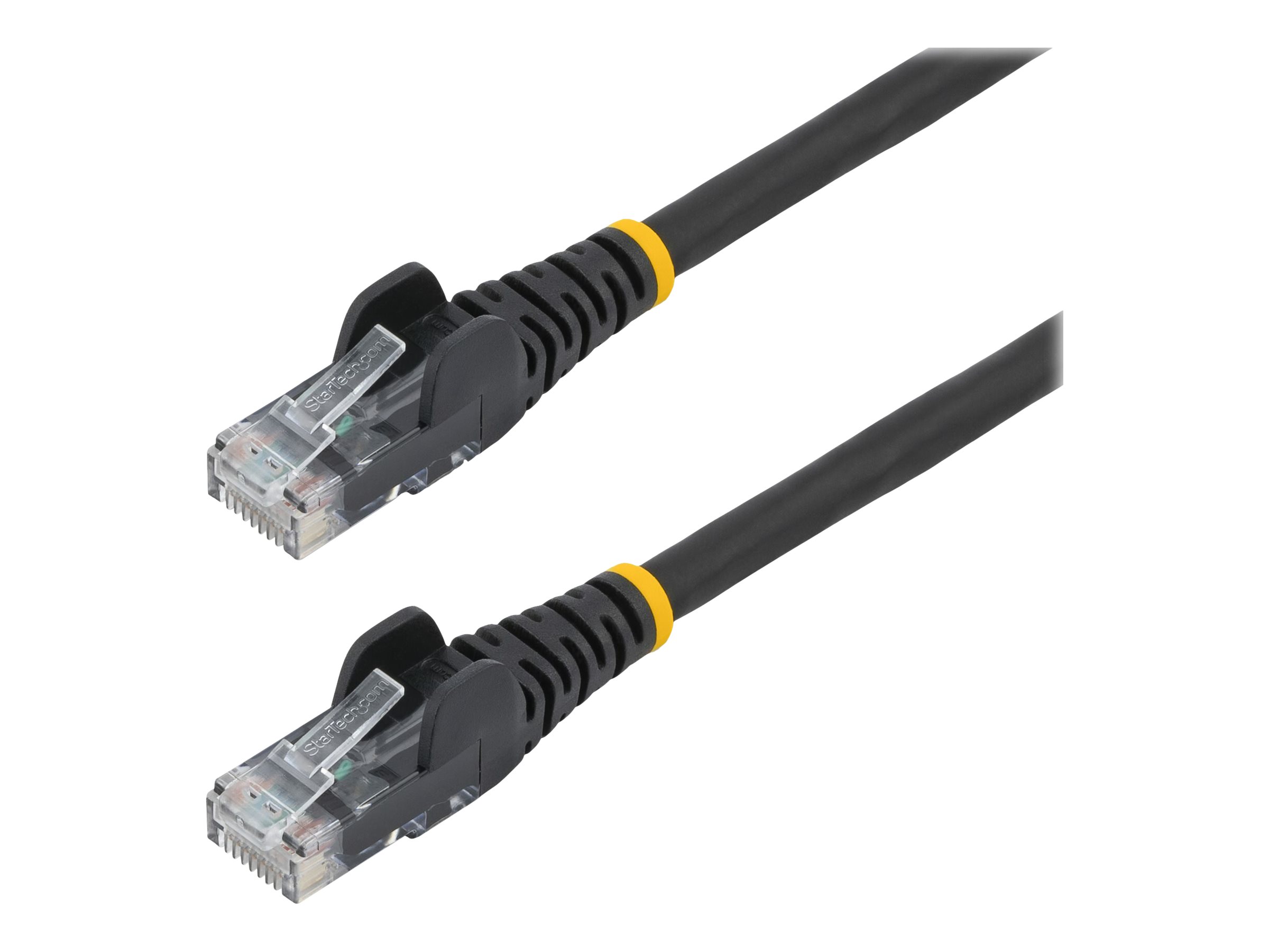 StarTech.com Câble Ethernet CAT6 3m - LSZH (Low Smoke Zero Halogen) - Cordon RJ45 UTP Anti-accrochage 10 GbE LAN - Câble Réseau Internet 650MHz 100W PoE - Noir - Snagless - 24AWG (N6LPATCH3MBK) - Cordon de raccordement - RJ-45 (M) pour RJ-45 (M) - 3 m - 6 mm - UTP - CAT 6 - sans crochet - noir - N6LPATCH3MBK - Câbles à paire torsadée