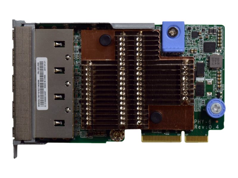 Lenovo ThinkSystem - Adaptateur réseau - LAN-on-motherboard (LOM) - 10Gb Ethernet x 4 - pour ThinkAgile HX2320 Appliance; VX3320 Appliance - 7ZT7A00549 - Cartes réseau