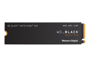 WD_BLACK SN770 WDS100T3X0E - SSD - 1 To - interne - M.2 2280 - PCIe 4.0 x4 (NVMe) - WDS100T3X0E - Disques SSD