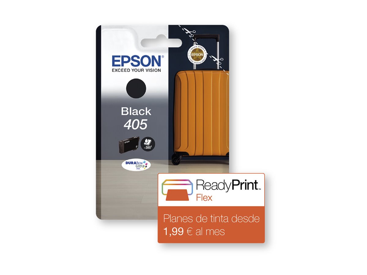 Epson 405 - 7.6 ml - noir - original - cartouche d'encre - pour WorkForce WF-7310, 7830, 7835, 7840; WorkForce Pro WF-3820, 3825, 4820, 4825, 4830, 7840 - C13T05G14010 - Cartouches d'imprimante
