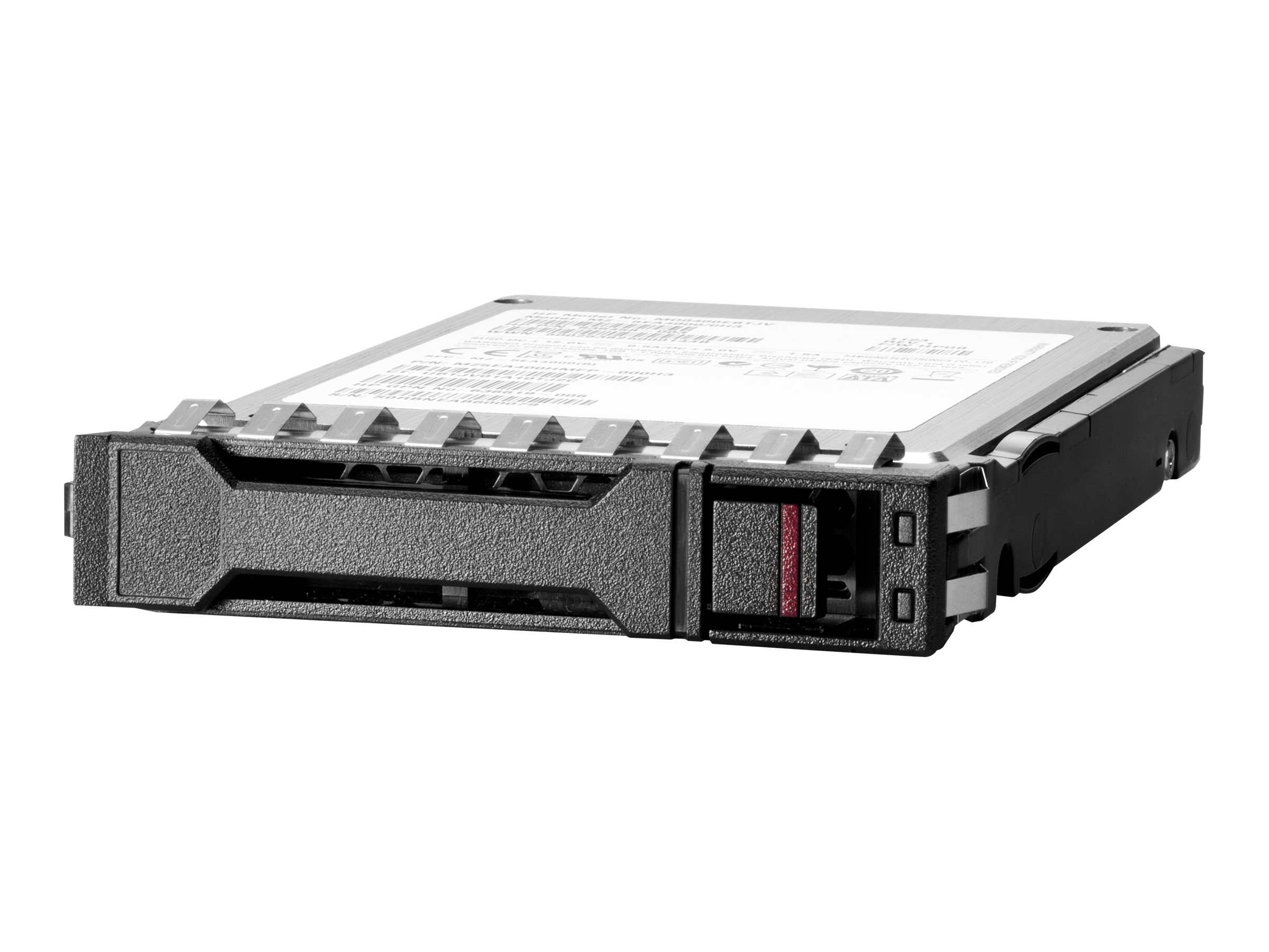 HPE - SSD - 480 Go - échangeable à chaud - 2.5" SFF - SATA 6Gb/s - Multi Vendor - pour ProLiant DL20 Gen10 Plus, DL325 Gen10 Plus, DL360 Gen10 Plus, DL385 Gen10 Plus, ML30 Gen10 Plus - P40502-B21 - Disques SSD