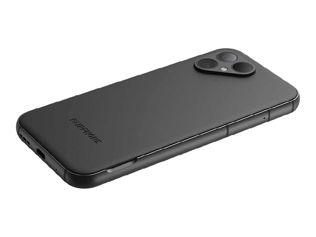Fairphone 5 - 5G smartphone - double SIM - RAM 8 Go / Mémoire interne 256 Go - microSD slot - écran OEL - 6.46" - 2700 x 1224 pixels (90 Hz) - 2x caméras arrière 50 MP, 50 MP - front camera 50 MP - noir mat - F5FPHN-2ZW-EU1 - Smartphones 5G