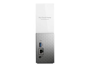 WD My Cloud Home WDBVXC0080HWT - Dispositif de stockage personnel dans le nuage - 8 To - HDD 8 To x 1 - RAM 1 Go - Gigabit Ethernet - WDBVXC0080HWT-EESN - NAS