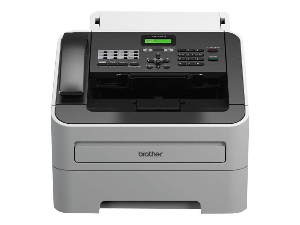 Brother FAX-2845 - Télécopieur / photocopieuse - Noir et blanc - laser - 215.9 x 355.6 mm (original) - A4/Letter (support) - jusqu'à 20 ppm (copie) - 250 feuilles - 33.6 Kbits/s - FAX2845ZX1 - Imprimantes multifonctions