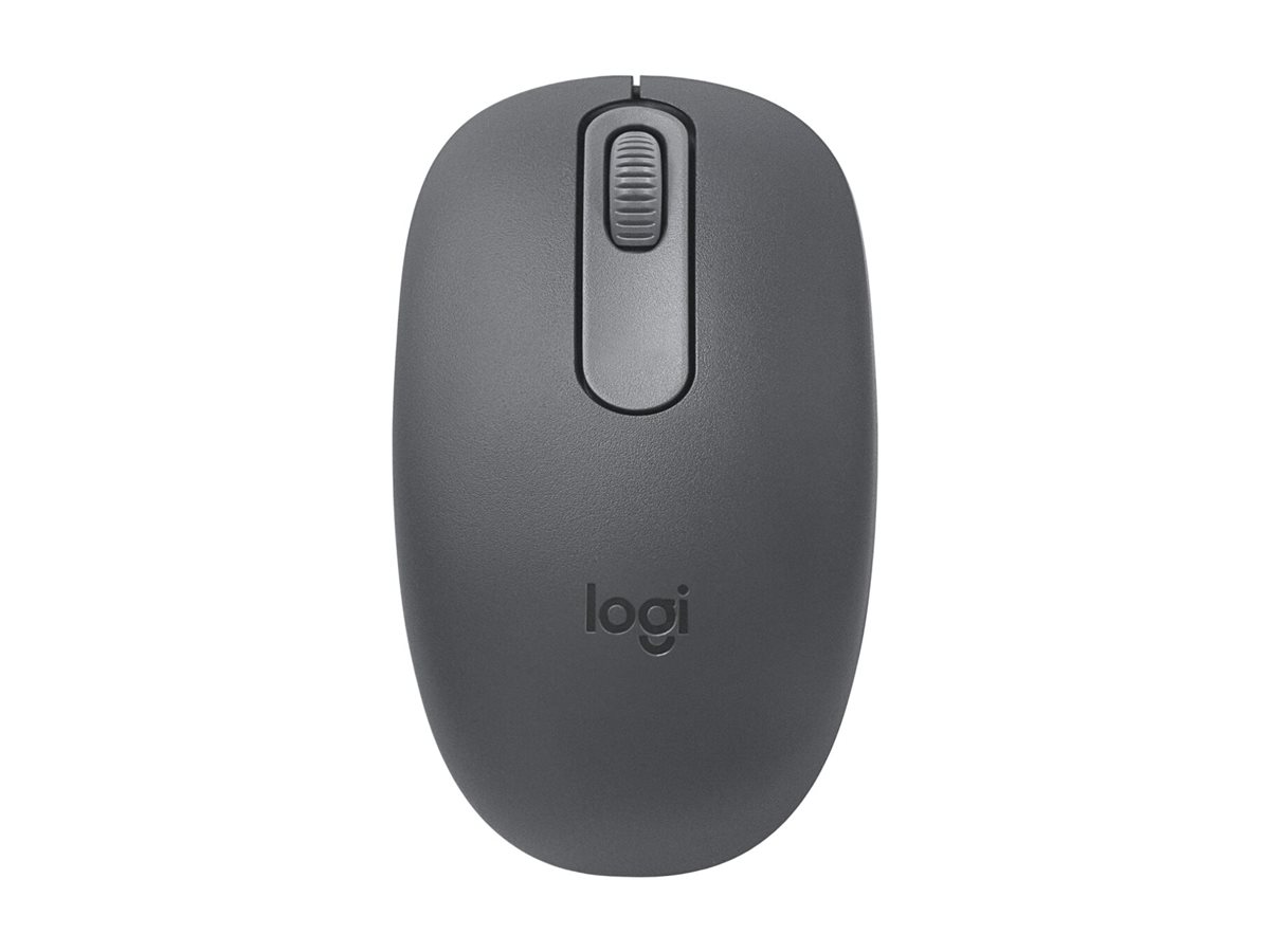 Logitech M196 - Souris - droitiers et gauchers - optique - 3 boutons - sans fil - Bluetooth - graphite - 910-007459 - Souris