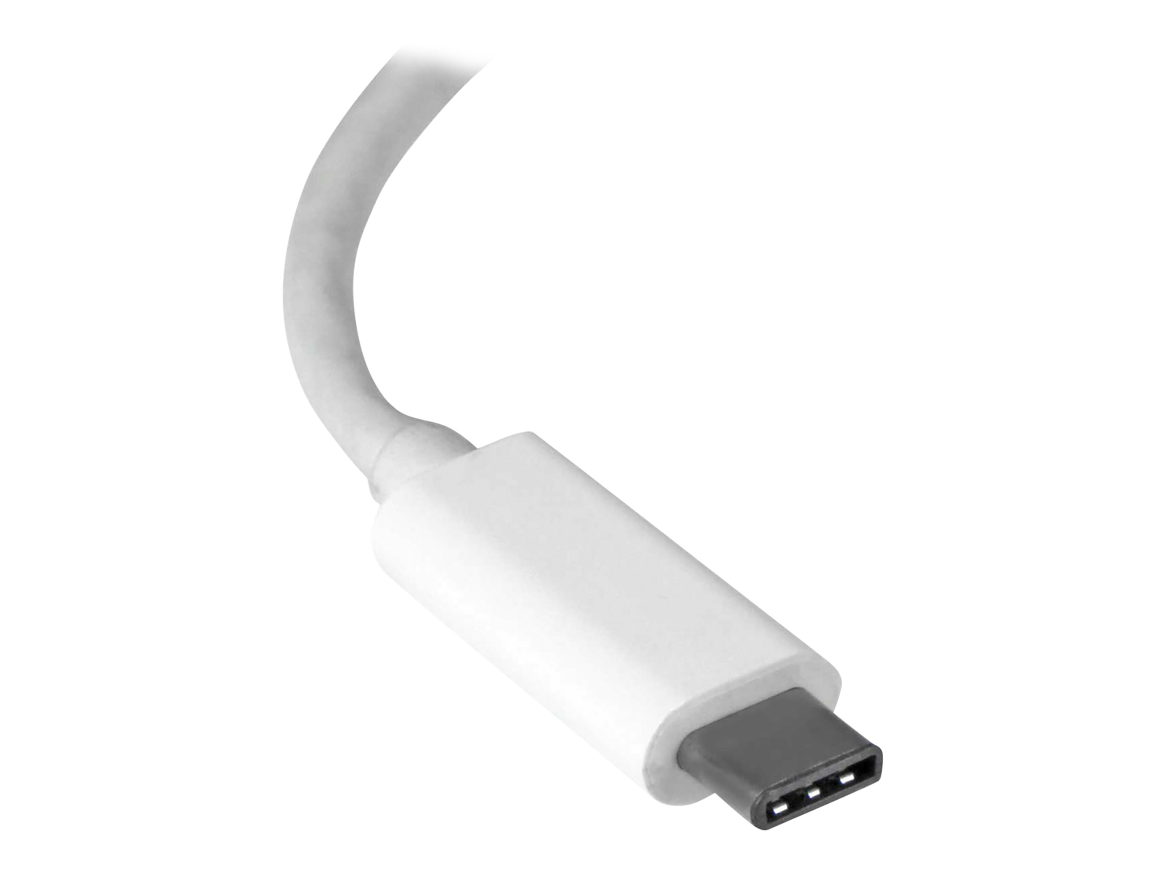StarTech.com Adaptateur USB C vers Gigabit Ethernet - Compatible Thunderbolt 3 - Support du pilote natif pour MacBook Windows et Chrome OS - Adaptateur réseau - USB-C - Gigabit Ethernet - blanc - US1GC30W - Cartes réseau