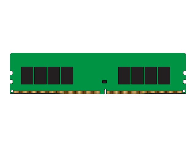 Kingston ValueRAM - DDR4 - module - 16 Go - DIMM 288 broches - 3200 MHz / PC4-25600 - CL22 - 1.2 V - mémoire sans tampon - non ECC - KVR32N22D8/16 - DDR4