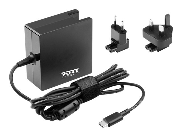PORT - Adaptateur secteur - 65 Watt - Royaume-Uni, Europe - 900097 - Adaptateurs électriques/chargeurs pour ordinateur portable