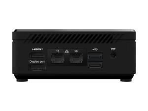 MSI Cubi N ADL 002EU - Mini PC Celeron N100 / jusqu'à 3.4 GHz - RAM 4 Go - SSD 128 Go - NVMe - UHD Graphics - Gigabit Ethernet - Win 11 Pro - moniteur : aucun - noir - 9S6-B0A911-096 - Ordinateurs de bureau