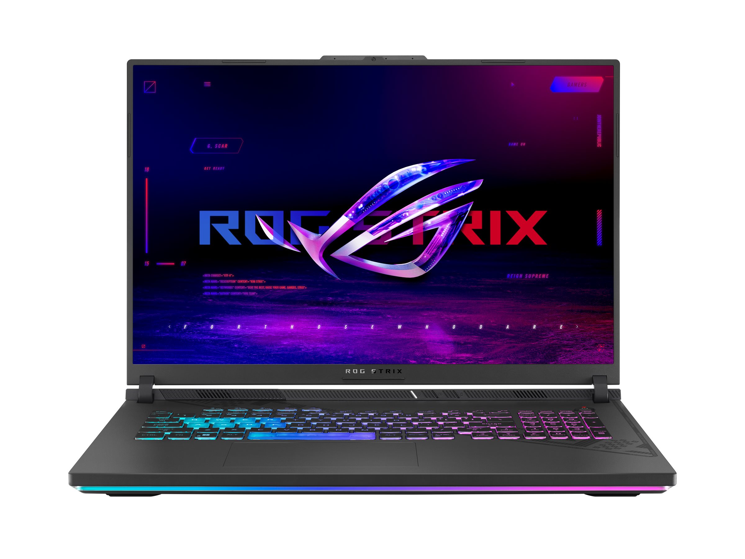 ASUS ROG Strix G18 G814JZR-N6096W - Intel Core i9 - i9-14900HX / jusqu'à 5.8 GHz - Win 11 Home - GeForce RTX 4080 - 32 Go RAM - 1 To SSD NVMe - 18" 2560 x 1600 (WQXGA) @ 240 Hz - Gigabit Ethernet - Wi-Fi 6E, Bluetooth - 90NR0IN3-M00660 - Ordinateurs portables