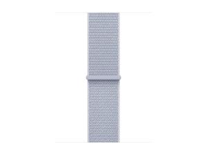 Apple Watch SE (GPS) - 2e génération - 40 mm - aluminium argenté - montre intelligente avec boucle sport - deux couches de matières textiles tissées - nuage bleu - taille du poignet : 130-200 mm - 32 Go - Wi-Fi 4, Bluetooth - 26.4 g - MXEE3QF/A - Montres intelligentes