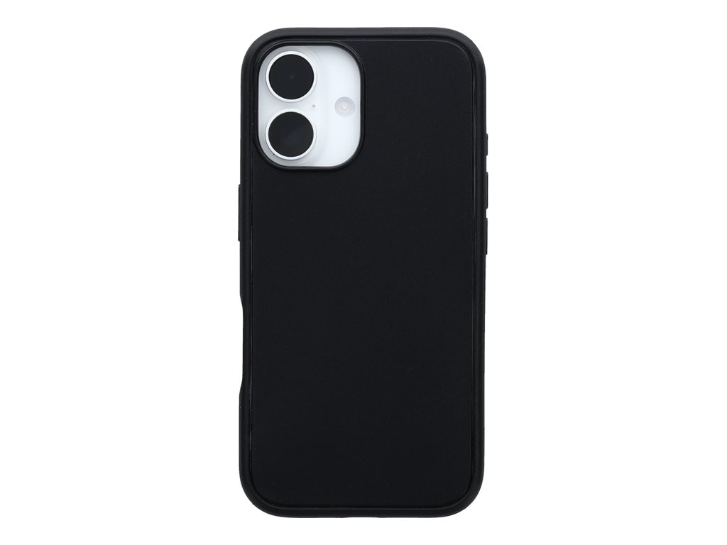 OtterBox Symmetry Series - Coque de protection pour téléphone portable - compatibilité avec MagSafe - noir - pour Apple iPhone 16 - 77-96543 - Coques et étuis pour téléphone portable