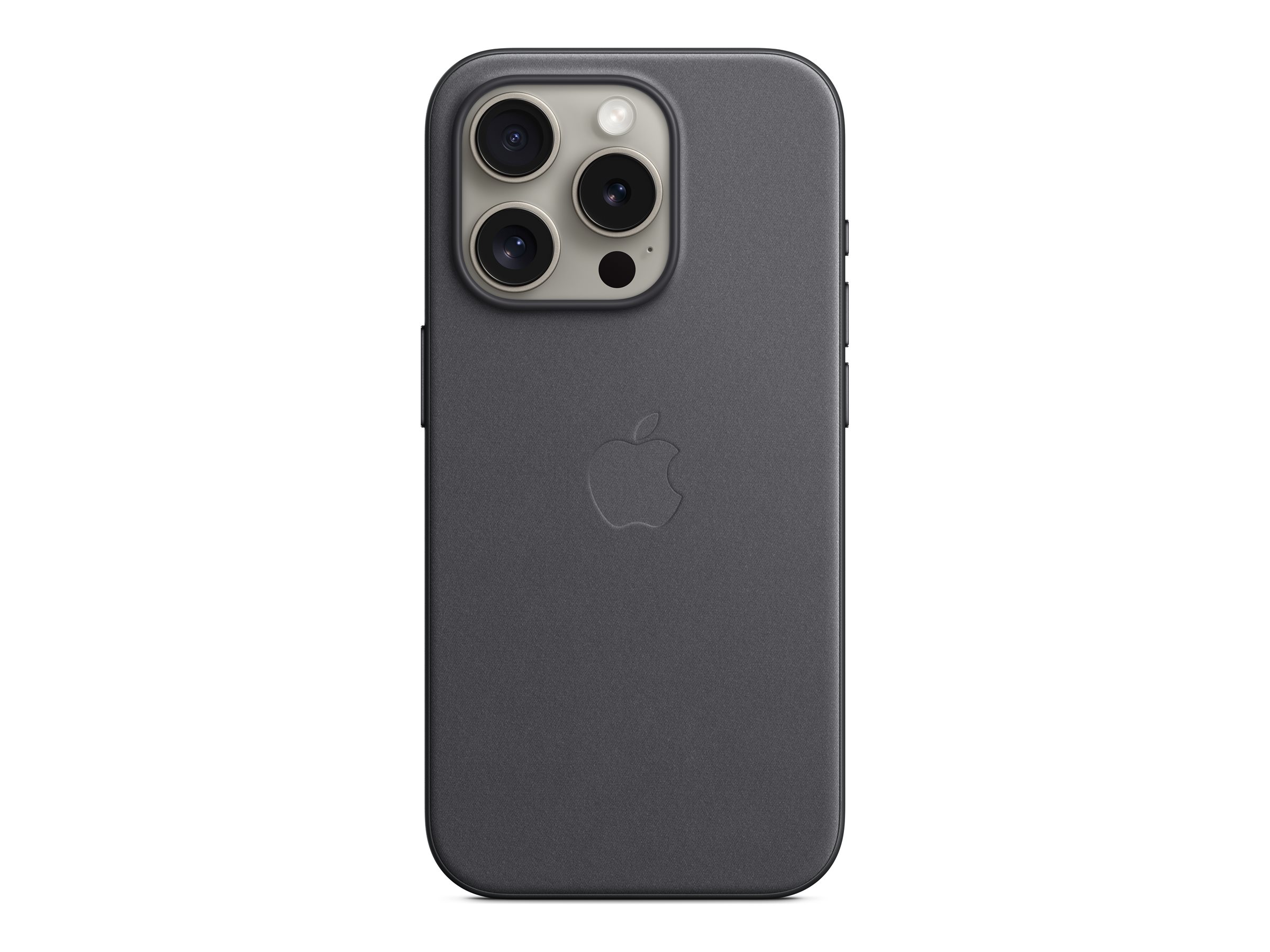 Apple - Coque de protection pour téléphone portable - compatibilité avec MagSafe - tissu fin - noir - pour iPhone 15 Pro - MT4H3ZM/A - Coques et étuis pour téléphone portable