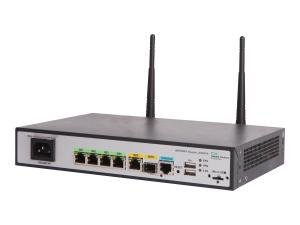 HPE MSR954-W (WW) - - routeur sans fil - commutateur 4 ports - 1GbE - Wi-Fi - 2,4 Ghz - Montable sur rack - JH297A#ABB - Passerelles et routeurs d'entreprise
