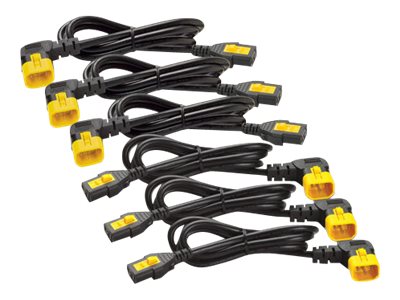 APC - Câble d'alimentation - power IEC 60320 C13 pour IEC 60320 C14 - 10 A - 1.83 m - connecteur à 90° - noir - Mondial - pour P/N: SCL500RMI1UC, SCL500RMI1UNC, SMTL750RMI2UC, SRT1500RMXLI, SRT1500XLI, SRT2200XLI-KR - AP8706R-WW - Câbles d'alimentation