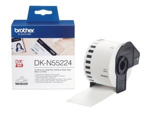 Brother DKN55224 - Papier - noir sur blanc - Rouleau (5,4 cm x 30,5 m) 1 rouleau(x) ruban - pour Brother QL-1050, QL-1060, QL-500, QL-550, QL-560, QL-570, QL-580, QL-650, QL-700, QL-720 - DKN55224 - Papier pour rouleau
