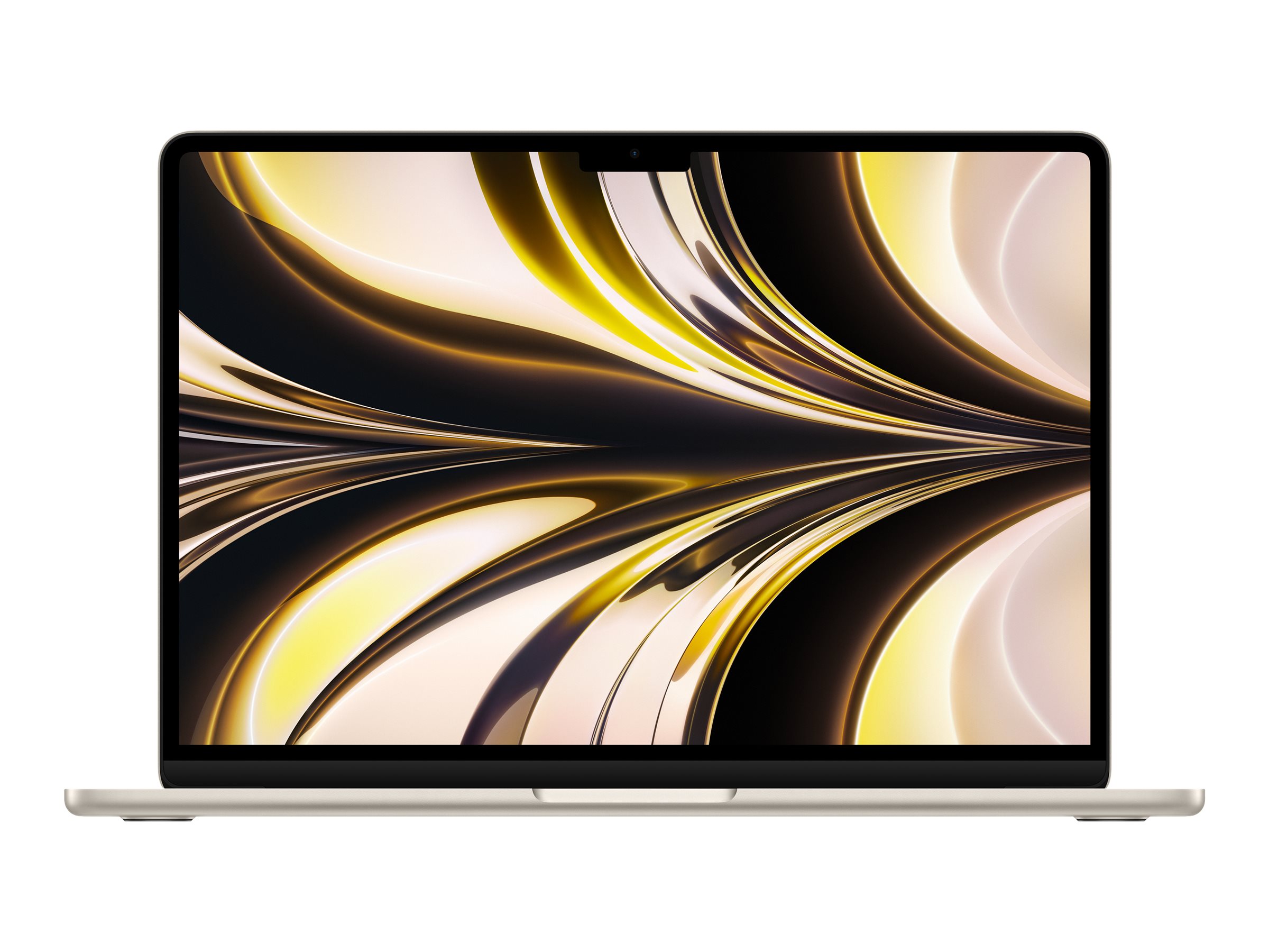 Apple MacBook Air - M2 - M2 8-core GPU - 8 Go RAM - 256 Go SSD - 13.6" IPS 2560 x 1664 (WQXGA) - Wi-Fi 6 - lumière des étoiles - clavier : Français - MLY13FN/A - Ordinateurs portables