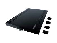 APC - Étagère pour rack - noir - 1U - pour NetShelter SX - AR8123BLK - Accessoires pour serveur