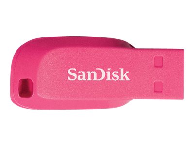 SanDisk Cruzer Blade - Clé USB - 32 Go - USB 2.0 - vert électrique - SDCZ50C-032G-B35GE - Lecteurs flash