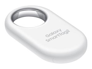 Samsung Galaxy SmartTag2 - Balise Bluetooth anti-perte pour téléphone portable - blanc - EI-T5600BWEGEU - Accessoires pour téléphone portable