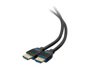 C2G 3ft 4K HDMI Cable - Performance Series Cable - Ultra Flexible - M/M - High Speed - câble HDMI - HDMI mâle pour HDMI mâle - 90 cm - noir - C2G10376 - Câbles HDMI