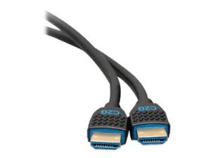 C2G 2ft 4K HDMI Cable - Performance Series Cable - Ultra Flexible - M/M - High Speed - câble HDMI - HDMI mâle pour HDMI mâle - 60 cm - noir - C2G10375 - Câbles HDMI