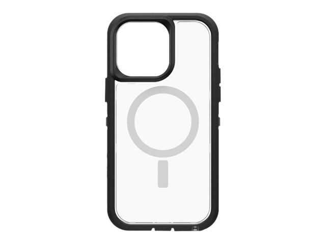 OtterBox Defender Series XT - ProPack Packaging - coque de protection pour téléphone portable - robuste - compatibilité avec MagSafe - polycarbonate, caoutchouc synthétique, 50 % de plastique recyclé - cristal noir - pour Apple iPhone 14 Pro Max - 77-90157 - Coques et étuis pour téléphone portable