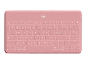 Logitech Keys-To-Go - Clavier - Bluetooth - AZERTY - Français - rose blush - pour Apple iPad/iPhone/TV - 920-010047 - Claviers