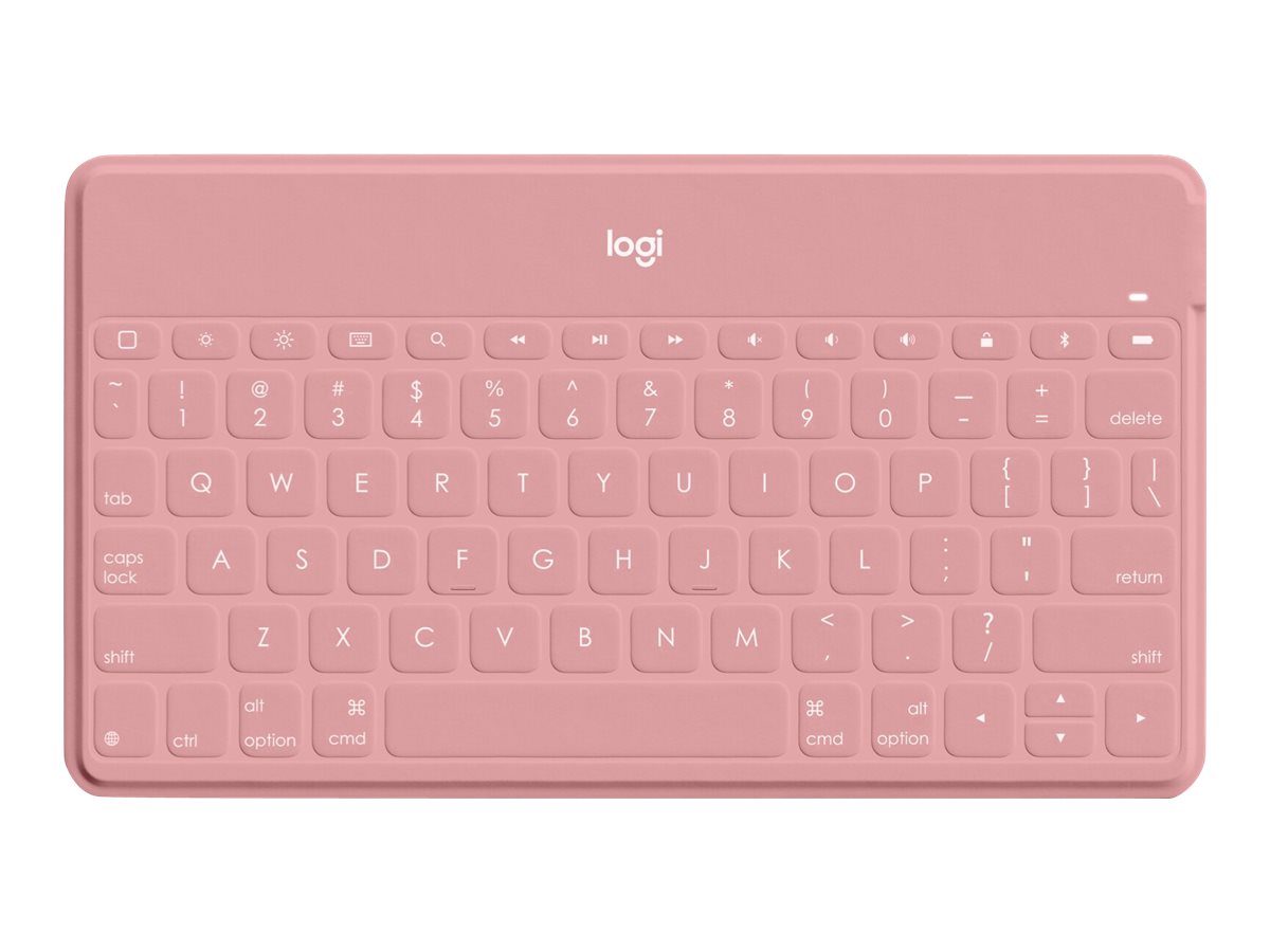 Logitech Keys-To-Go - Clavier - Bluetooth - AZERTY - Français - rose blush - pour Apple iPad/iPhone/TV - 920-010047 - Claviers