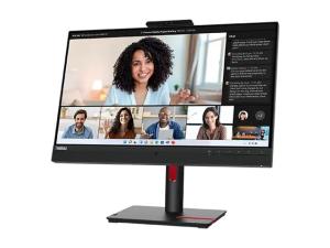 Lenovo ThinkVision T24mv-30 - Écran LED - 24" (23.8" visualisable) - 1920 x 1080 Full HD (1080p) - IPS - 250 cd/m² - 1000:1 - 4 ms - HDMI, DisplayPort, USB-C - haut-parleurs - noir corbeau - Campus - 63D7UAT3EU - Écrans d'ordinateur