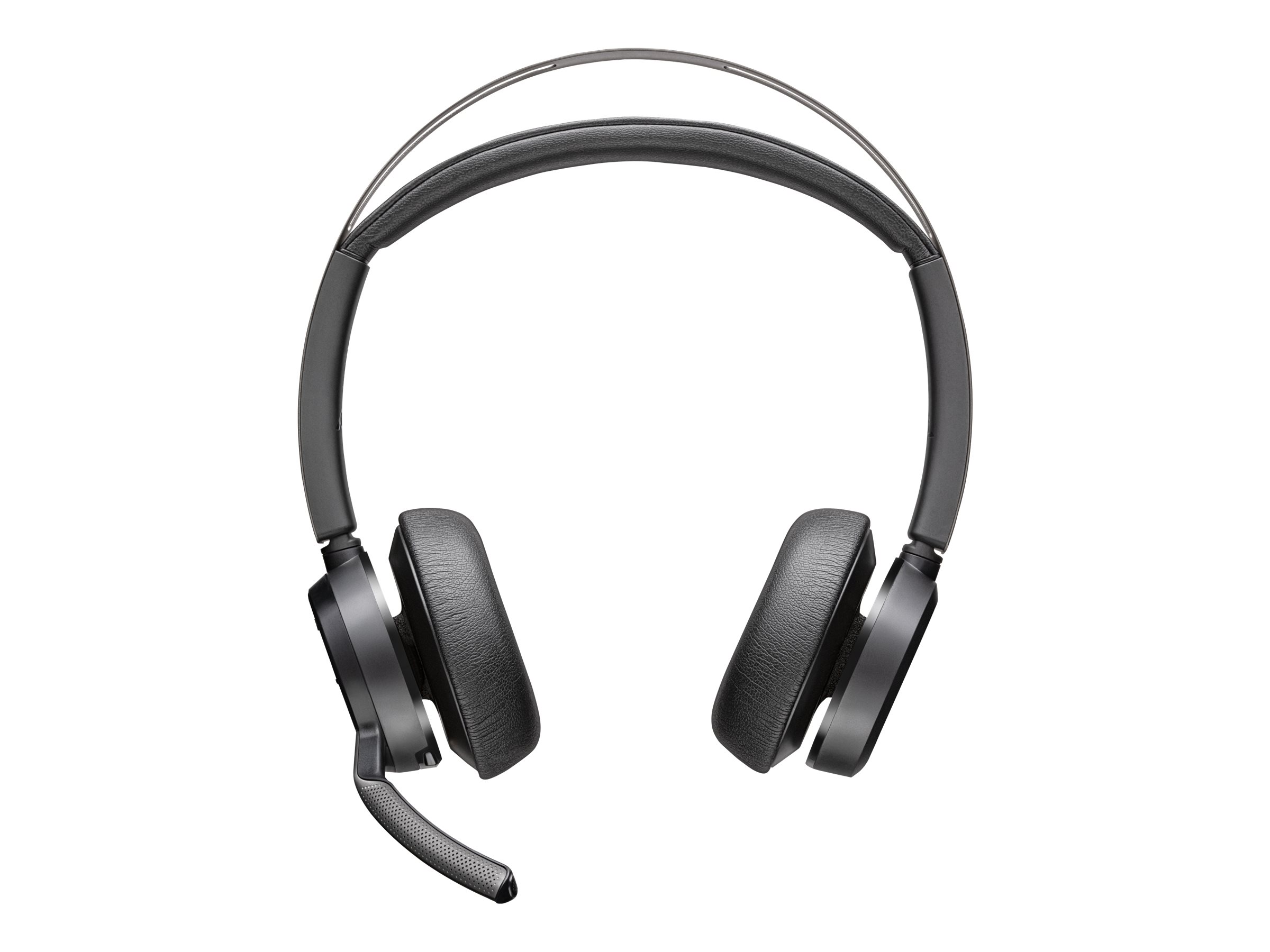 Poly Voyager Focus 2 - Micro-casque - sur-oreille - Bluetooth - sans fil, filaire - Suppresseur de bruit actif - USB-A via adaptateur Bluetooth - noir - Certifié pour Microsoft Teams - 77Y85AA - Écouteurs