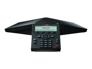 Poly Trio 8300 - Téléphone VoIP de conférence - avec Interface Bluetooth - (conférence) à trois capacité d'appel - SIP, SRTP, SDP - 3 lignes - noir - GSA gouvernemental - Conformité TAA - 849A2AA#AC3 - Téléphones filaires