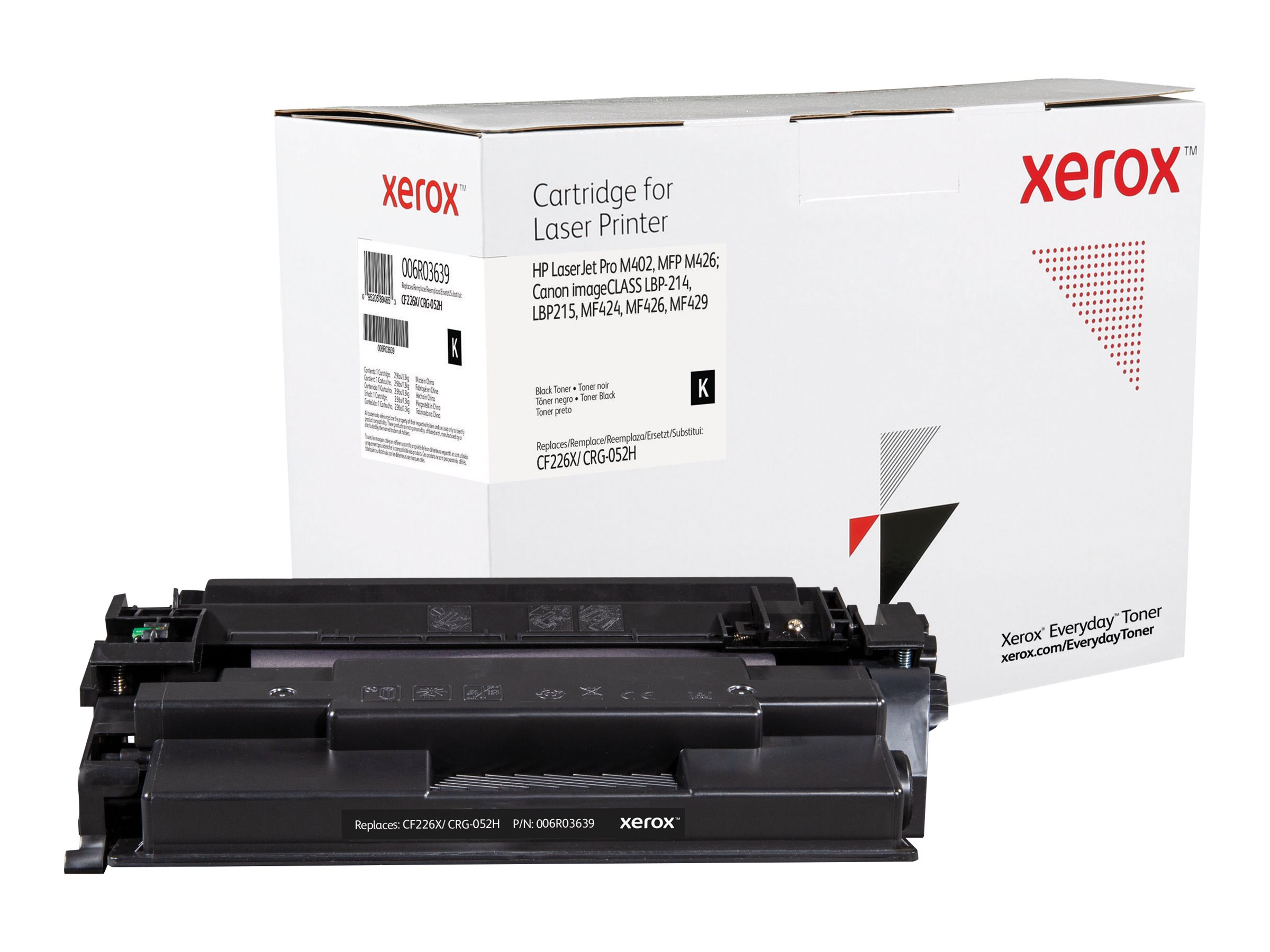 Xerox - À rendement élevé - noir - compatible - cartouche de toner (alternative pour : Canon CRG-052H, HP CF226X) - pour Canon ImageCLASS LBP215, MF429; i-SENSYS LBP212, LBP214, LBP215, MF421, MF426, MF429 - 006R03639 - Cartouches de toner