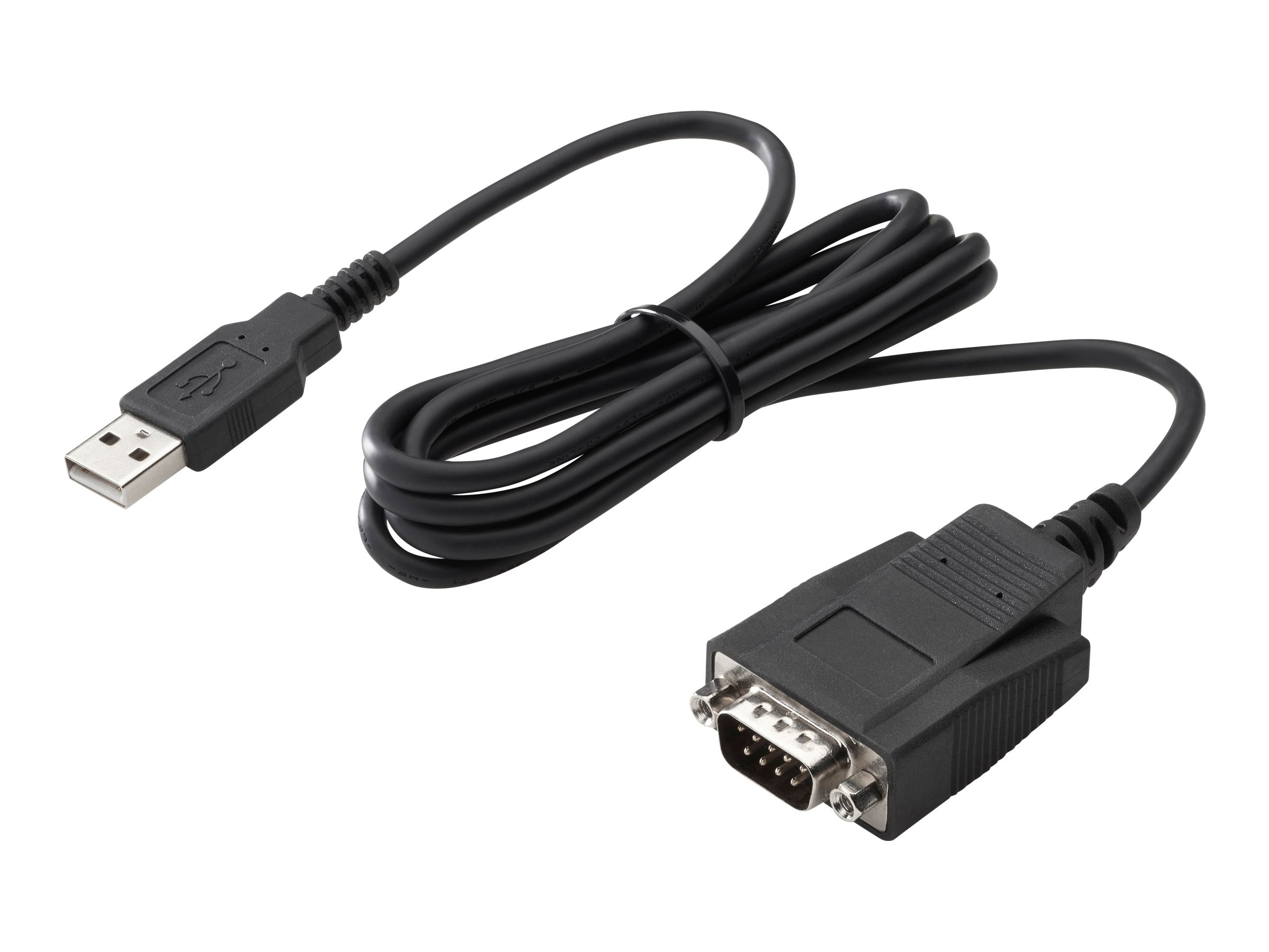 HP - Adaptateur série - USB - RS-232 x 1 - noir - pour HP 34, Z1 G9; Portable 600 G9, 800 G9, t655; Pro 260 G9, 400 G9, t550; ProOne 440 G9 - J7B60AA - Cartes réseau USB