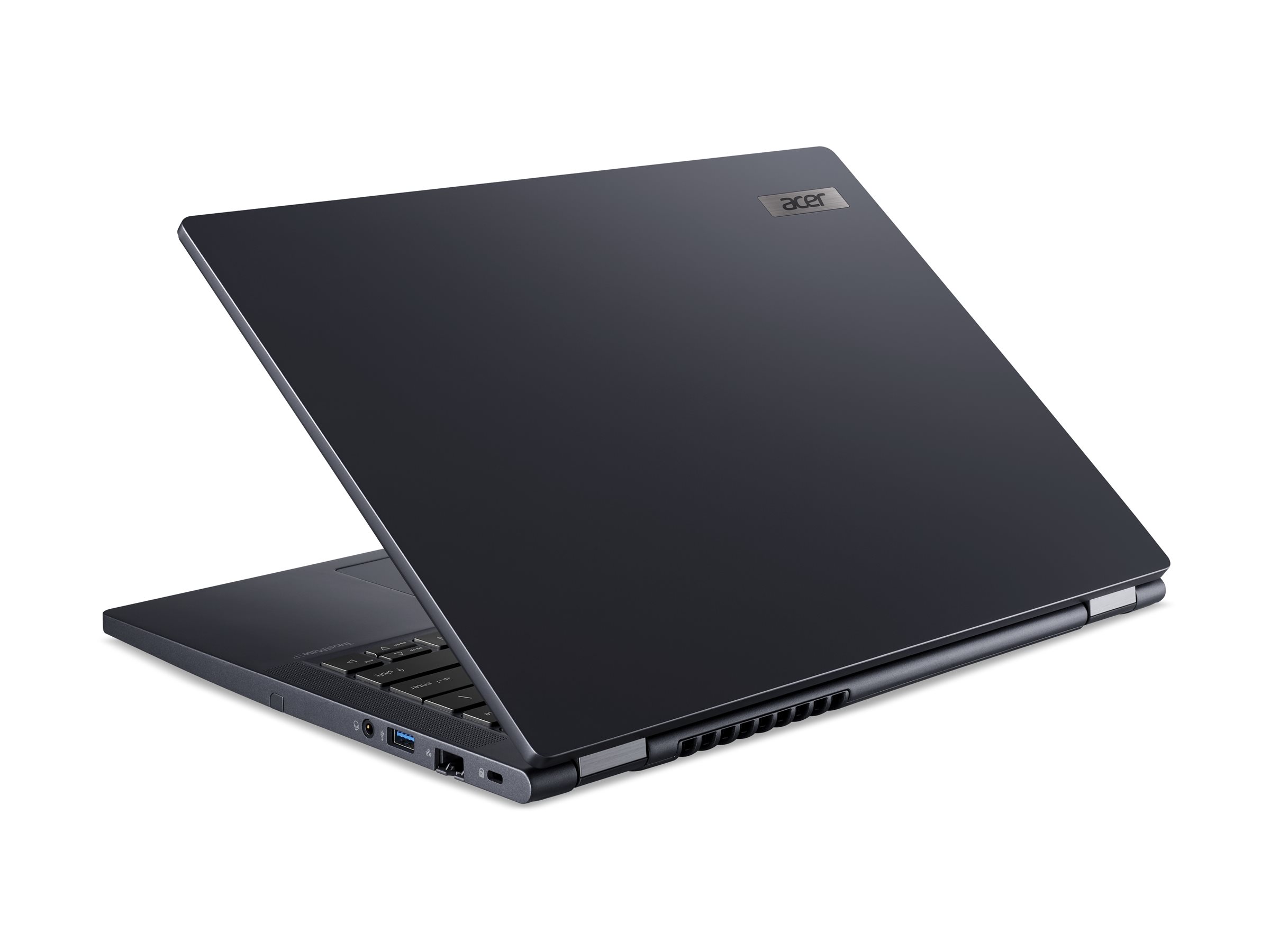 Acer TravelMate P4 14 TMP414-53-G2-TCO - Conception de charnière à 180 degrés - Intel Core 5 - 120U / jusqu'à 5 GHz - Win 11 Pro - Intel Graphics - 16 Go RAM - 512 Go SSD NVMe - 14" 1920 x 1200 - Gigabit Ethernet - Wi-Fi 6E, Bluetooth - bleu ardoise - clavier : Français - NX.B72EF.001 - Ordinateurs portables