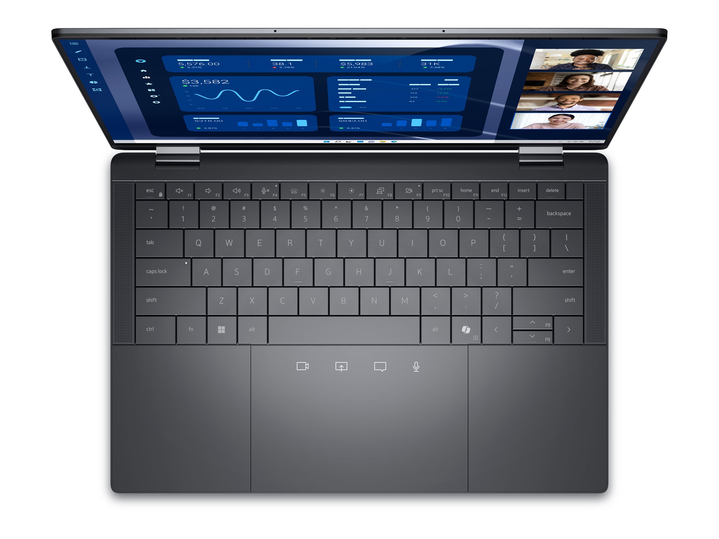 Dell Latitude 9450 2-in-1 - Conception inclinable - Intel Core Ultra 7 - 165U / jusqu'à 4.9 GHz - Evo vPro - Win 11 Pro - Intel Graphics - 16 Go RAM - 512 Go SSD NVMe, TLC, Class 35 - 14" IPS écran tactile 2560 x 1600 (QHD+) - Wi-Fi 7 - graphite - BTP - avec 3 ans de base sur site - WRNMC - Ordinateurs portables